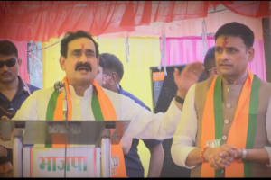 Datia Bypoll: BJP Shows United Front As Tiwari Files Nomination, Narottam Mishra Pledges Support