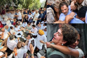 Congress Protests Near PM Residence, Rahul And Priyanka Gandhi Among Leaders Detained
