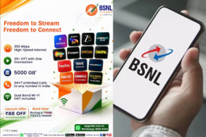 BSNL Rolls Out ‘Fiber Freedom Plan’ at ₹1,111 Featuring 200 Mbps Speed and 25+ OTT Platforms