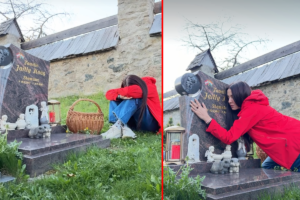 Celina Jaitly’s Tearful Tribute at Late Son’s Grave: ‘Broken Inside, But Staying Strong for My Kids’
