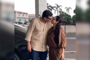 Vidya Balan and Husband Siddharth Roy Kapur Spotted Sharing Tender Moment at Mumbai Airport